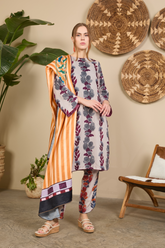 Azure Blossom ( Khaddar )