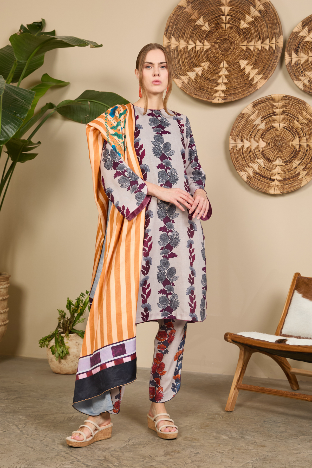 Azure Blossom  ( Khaddar )