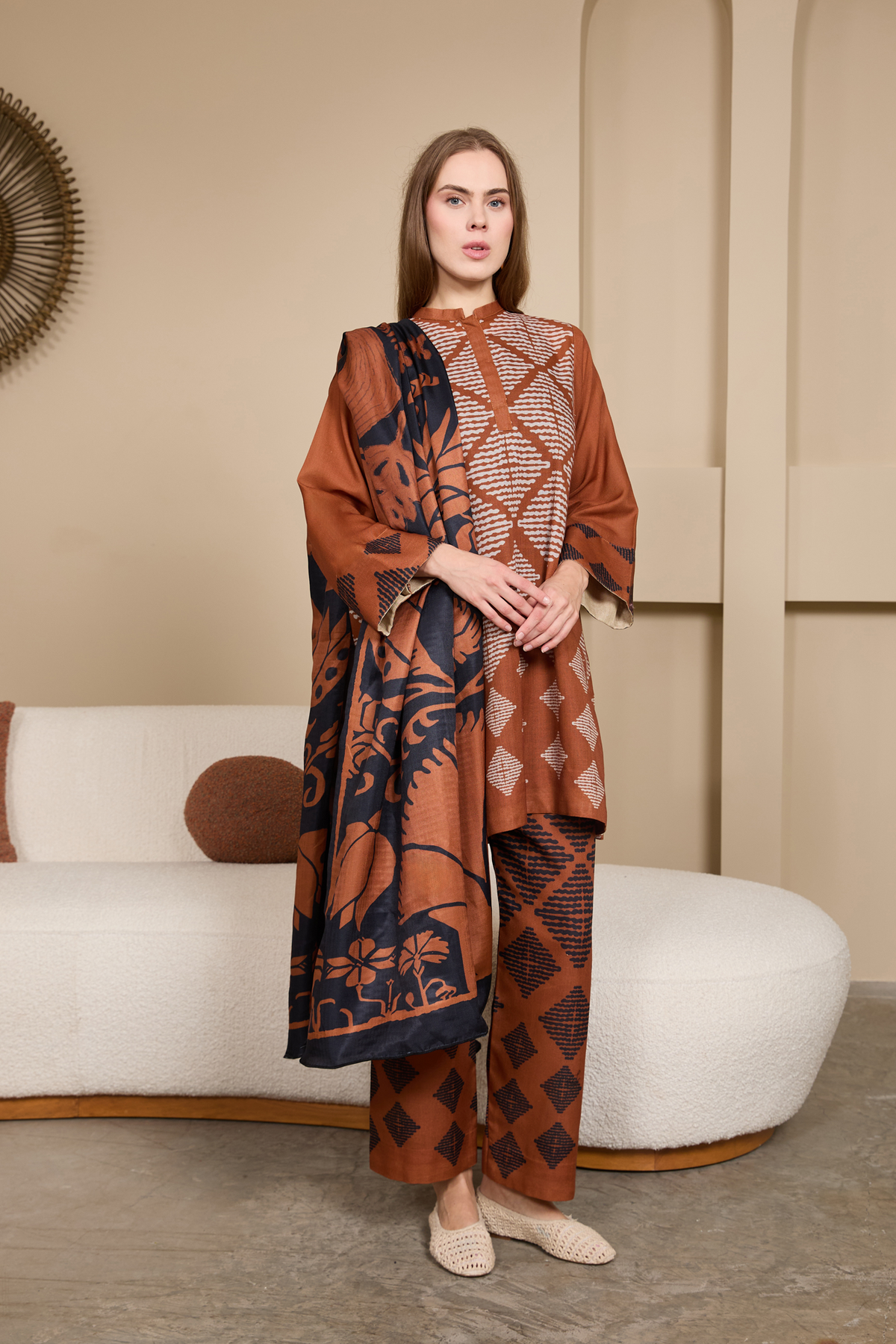 Rustic Harmony  ( Khaddar )