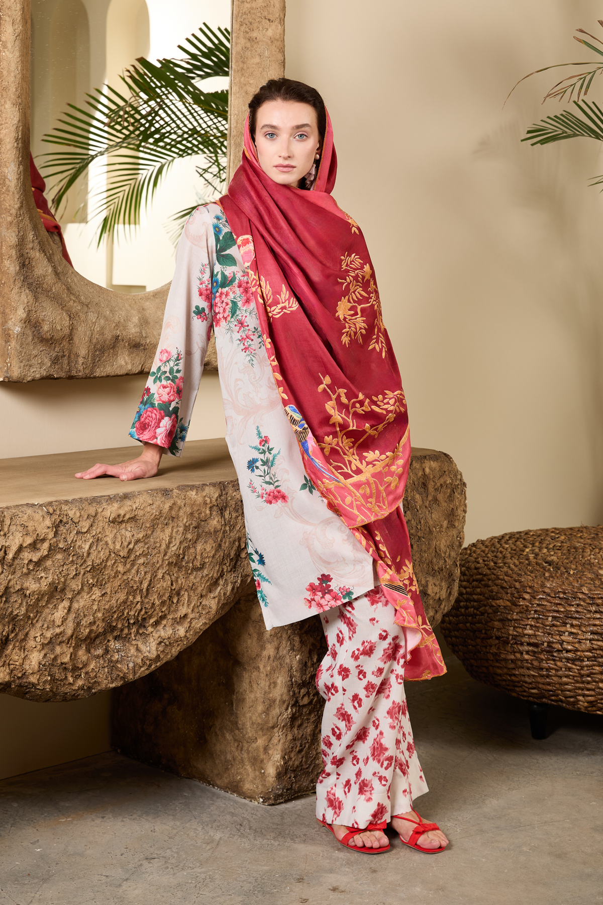 Rosy Reverie  ( Khaddar )